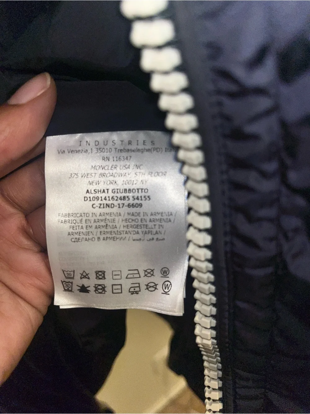 Moncler alshat giubbotto hooded technique jacket